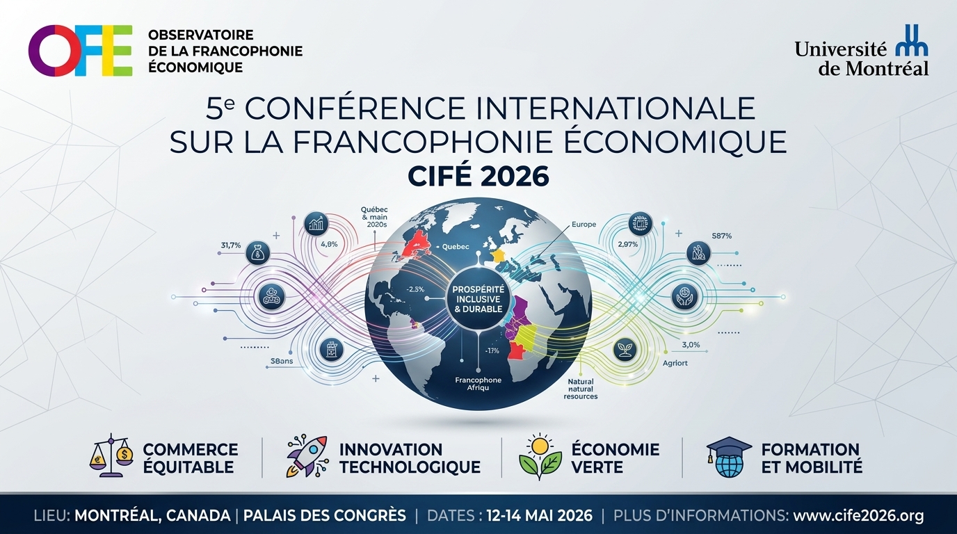5e Conférence internationale sur la Francophonie économique (CIFÉ 2026)