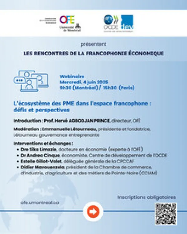 Webinaire - L'écosystème des PME dans l'espace francophone : défis et perspectives